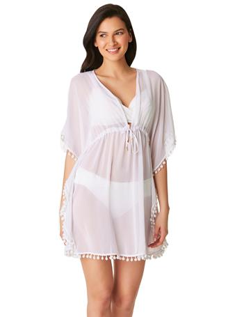 BLEU ROD BEATTIE - Gypset Caftan Swimsuit Cover-Up WHITE
