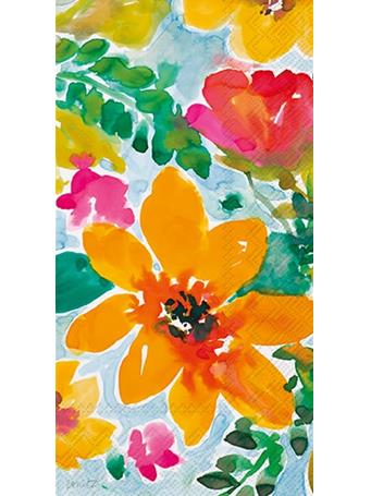 BOSTON INTERNATIONAL - Bright And Cheery Guest Napkins BLUE
