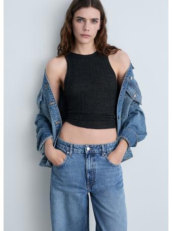MANGO - Mid-rise Balloon Jeans MEDIUM BLUE