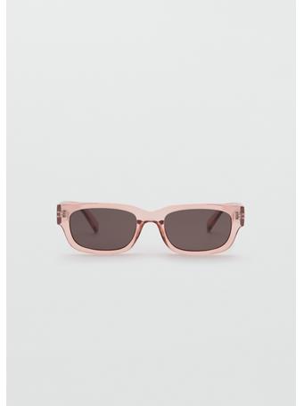 MANGO - Rectangular-frame Sunglasses LT-PASTEL PINK