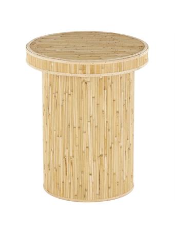 UMA INC - Light Brown Wooden Handmade Side End Accent Table BEIGE