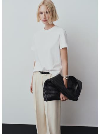 MANGO - Short-sleeved Cotton T-shirt WHITE