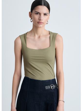 MANGO - Square-neck Strappy Top MEDIUM BEIGE