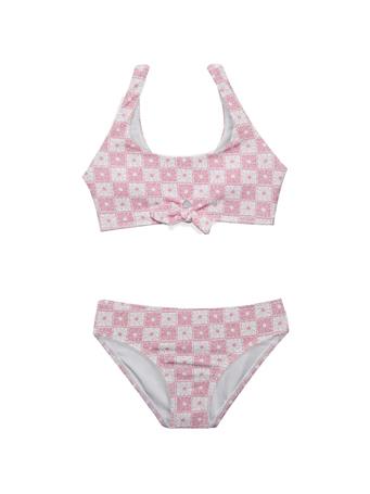 RAISINS - Beach Check Swim Bikini Set PINK