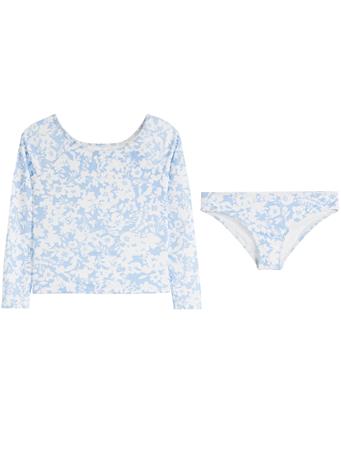 RAISINS - 2-Piece Honey Rashguard Set BLUE