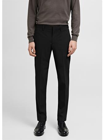 MANGO - Stretch Fabric Super Slim-fit Suit Trousers BLACK