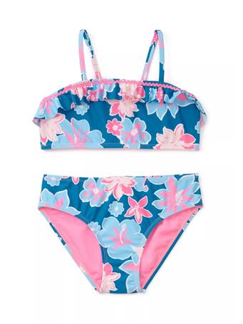 RAISINS - 2-Piece Fantastic Flower Swimsuit BLUE PATN