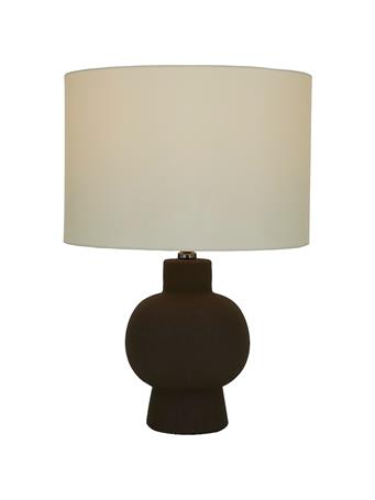 UMA INC - CosmoLiving by Cosmopolitan 21.5-in Black LED Rotary Socket Table Lamp BLACK