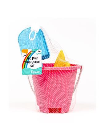 TOYSMITH - 3-Piece Sand Bucket Set PINK