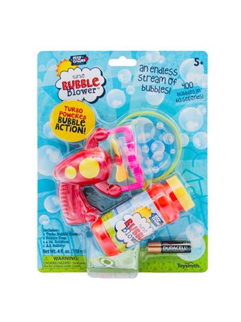 TOYSMITH - Playground Classics Turbo Bubble Blower NO COLOR