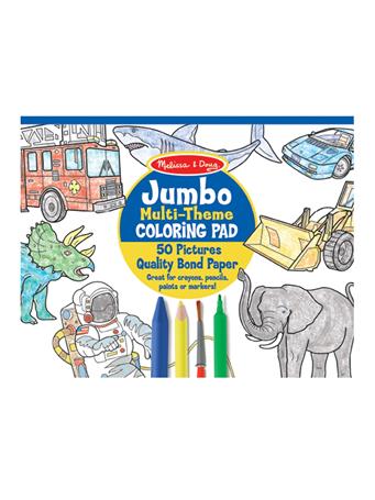 MELISSA & DOUG - Jumbo 50-Page Kids' Coloring Pad NO COLOR