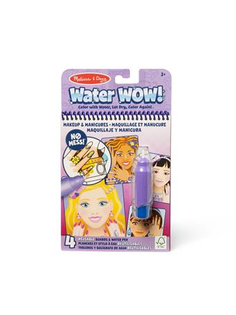 MELISSA & DOUG - On the Go Water Wow! Water-Reveal Pad - Makeup & Manicures NO COLOR