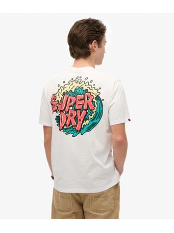 SUPERDRY - Outdoor Narrative Loose T-Shirt 01C OPTIC WHITE
