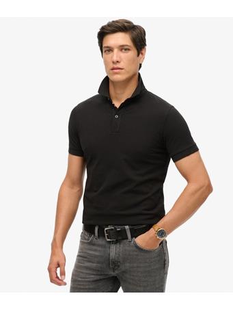 SUPERDRY - City Pique Polo Shirt 02A BLACK