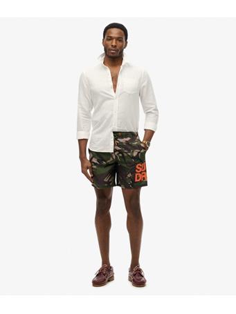SUPERDRY - Sportswear Logo 17-Inch Swim Shorts QX1 PARA CAMO