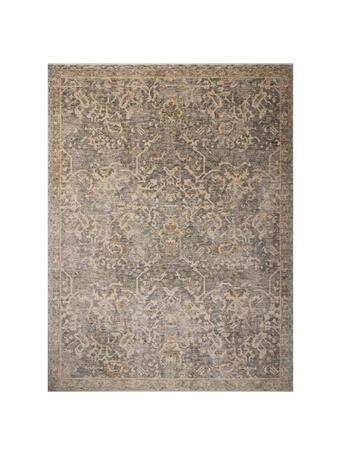 LOLOI RUGS - Junie 5'3" Round Blue and Natural Area Rug MH BLUE/NATURAL