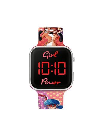 DISNEY - Miraculous Ladybug LED Strap Watch RED