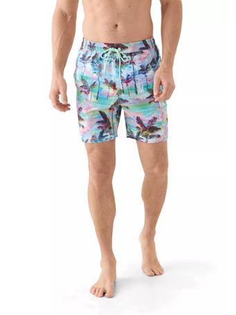 OCEAN CURRENT - Rockford Volley Swim Trunks SLATE