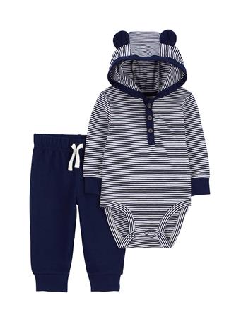 CARTER'S - Baby Boy Bodysuit Pants Set 2 Pack NAVY
