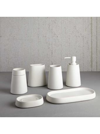 MODA AT HOME - Crater Ceramic Tumbler WHITE