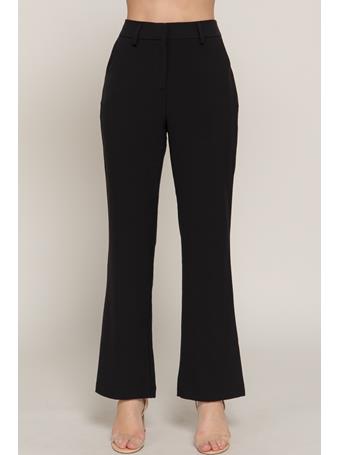 ACTIVE BASIC - Straight Suit Pants BLACK