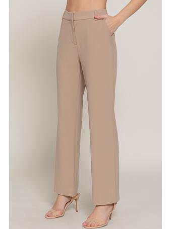 ACTIVE BASIC - Straight Suit Pants TAUPE