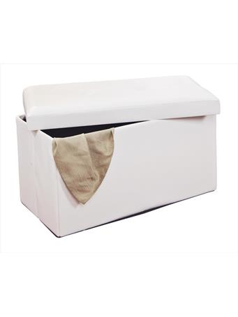KENNEDY INTERNATIONAL - Collapsible Storage Ottoman IVORY