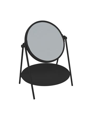 KENNEDY INTERNATIONAL - Vanity Tray Mirror Organizer MATTE BLACK