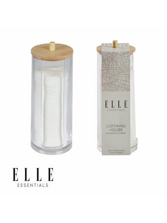 ELLE ESSENTIALS - Cotton Pad Holder CLEAR