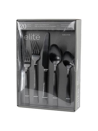 GIBSON HOME - Earlston Stainless Steel Flatware Set MATTE BLACK