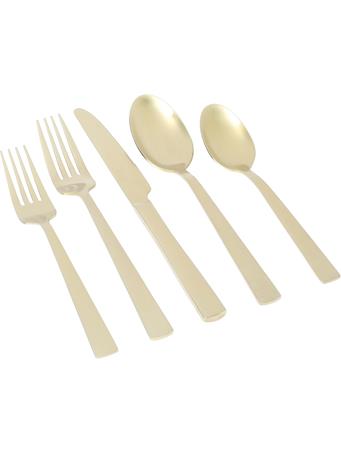 GIBSON HOME - Earlston Piece Flatware Set GOLD
