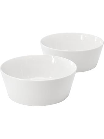 GIBSON HOME - 2-Piece Ceramic Side Bowl Set WHITE