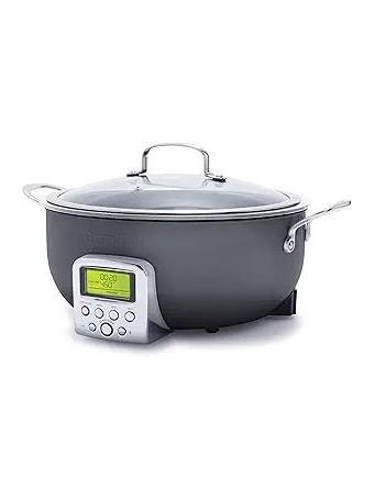 GREEN PAN  - Elite Essential Smart Electric 6QT Skillet Pot GRAPHITE