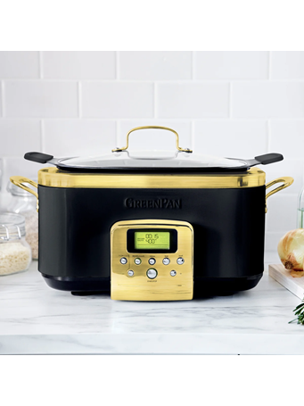 GREENPAN  - Elite Reserve 6QT Electric Slow Cooker BLACK