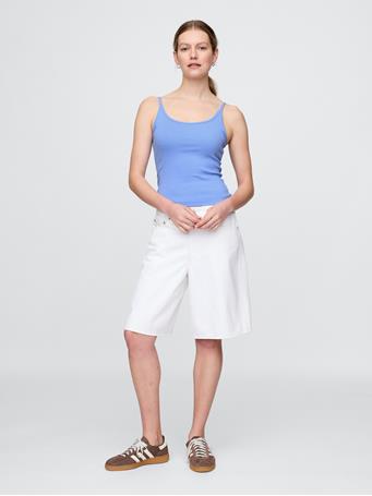 GAP - Modern Cropped Cami SHIRTING BLUE