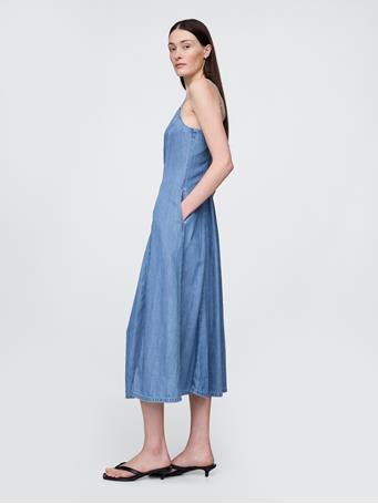 GAP - Denim Maxi Dress MEDIUM WASH