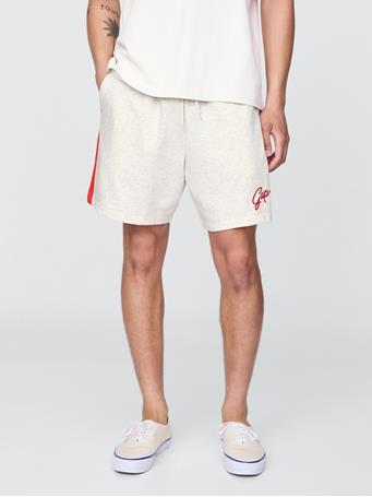 GAP - VintageSoft Sweat Shorts PALE GREY HEATHER BC01