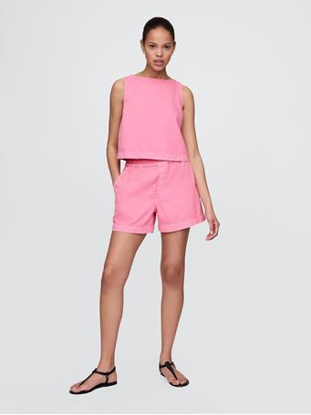 GAP - UltraSoft Denim Shell Tank Top FRENCH PINK