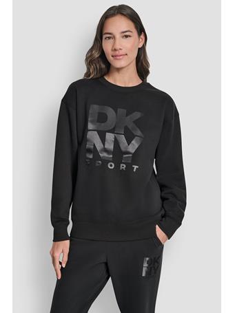 DKNY - Stacked Logo Sweatshirt BLACK