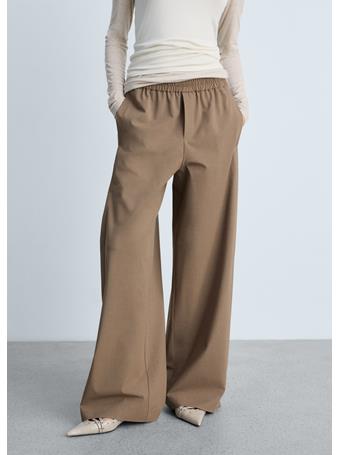 MANGO - Wideleg Jogger Trousers DARK GREY