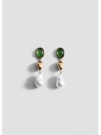 MANGO - Mixed Bead Earrings GOLD