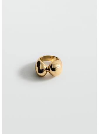 MANGO - Volume Textured Ring GOLD