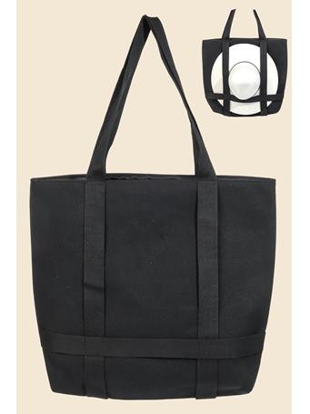 ANARCHY STREET - Square Hat Carrier Tote Bag BLACK