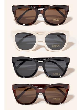 ANARCHY STREET - Plastic Cat Eye Sunglasses ASST