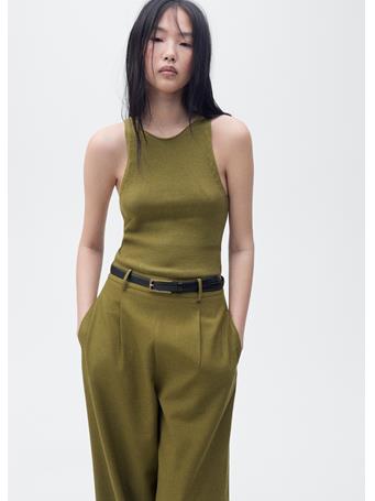 MANGO - Combined-fabric Jumpsuit With Belt MEDIUM BEIGE