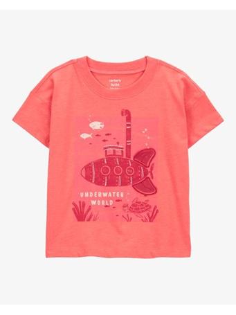 CARTERS - Toddler Submarine Graphic Tee CORAL