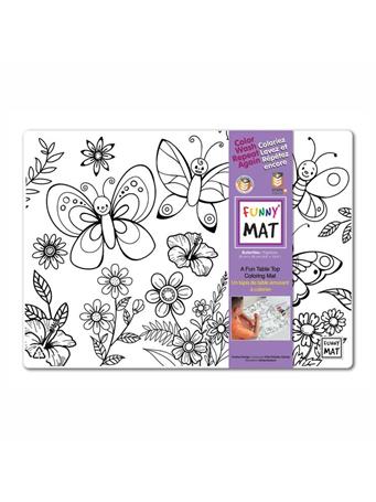 CRESTAR - Table Top Compact Coloring Mat Butterfly NO COLOR
