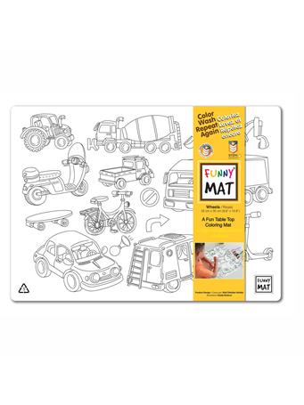 CRESTAR - Wheels & Tools Funny Mat Compact Set with Markers NO COLOR