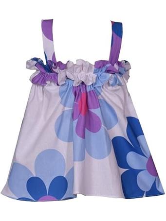 BONNIE JEAN - Girl's Daisy Flower Dress Sundress BLUE