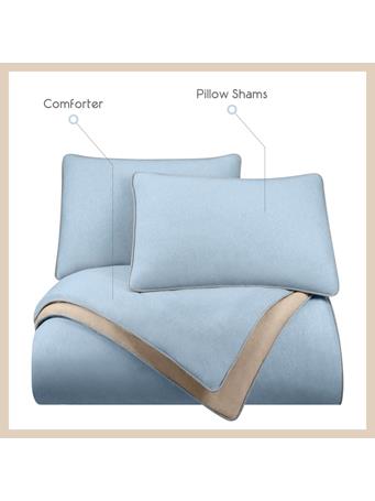 WESTPOINT HOME INC. - Vellux Snuggle Comforter Set BLUE